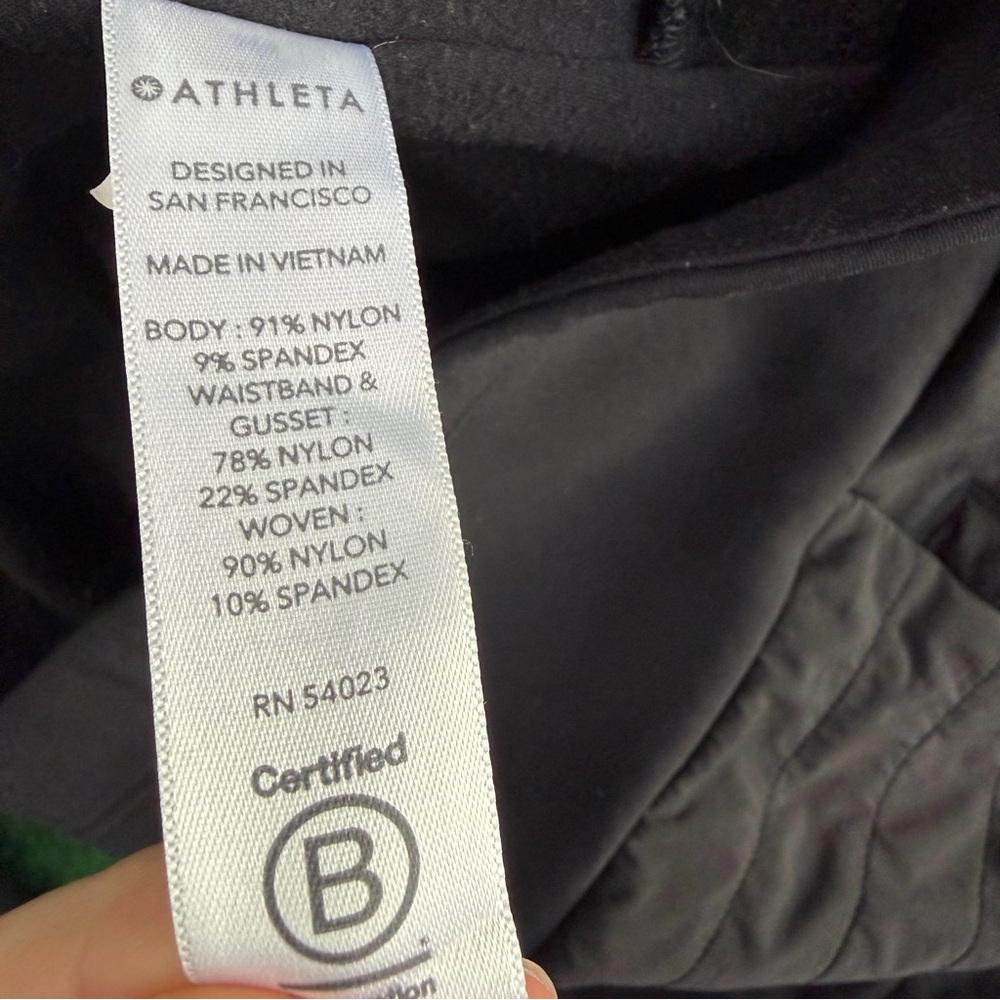 Athleta peak hybrid fleece tight XXS. - Picture 7 of 8